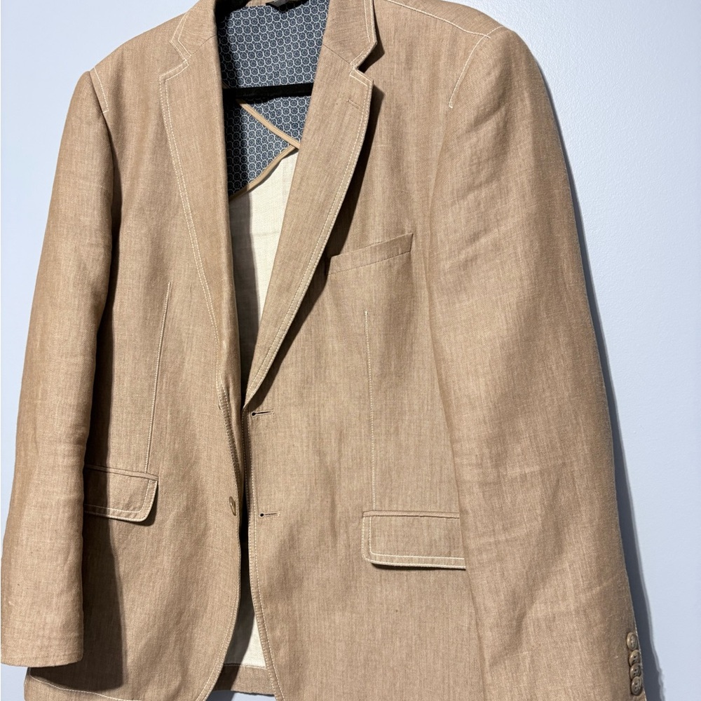 Elegant Tan Men's Blazer